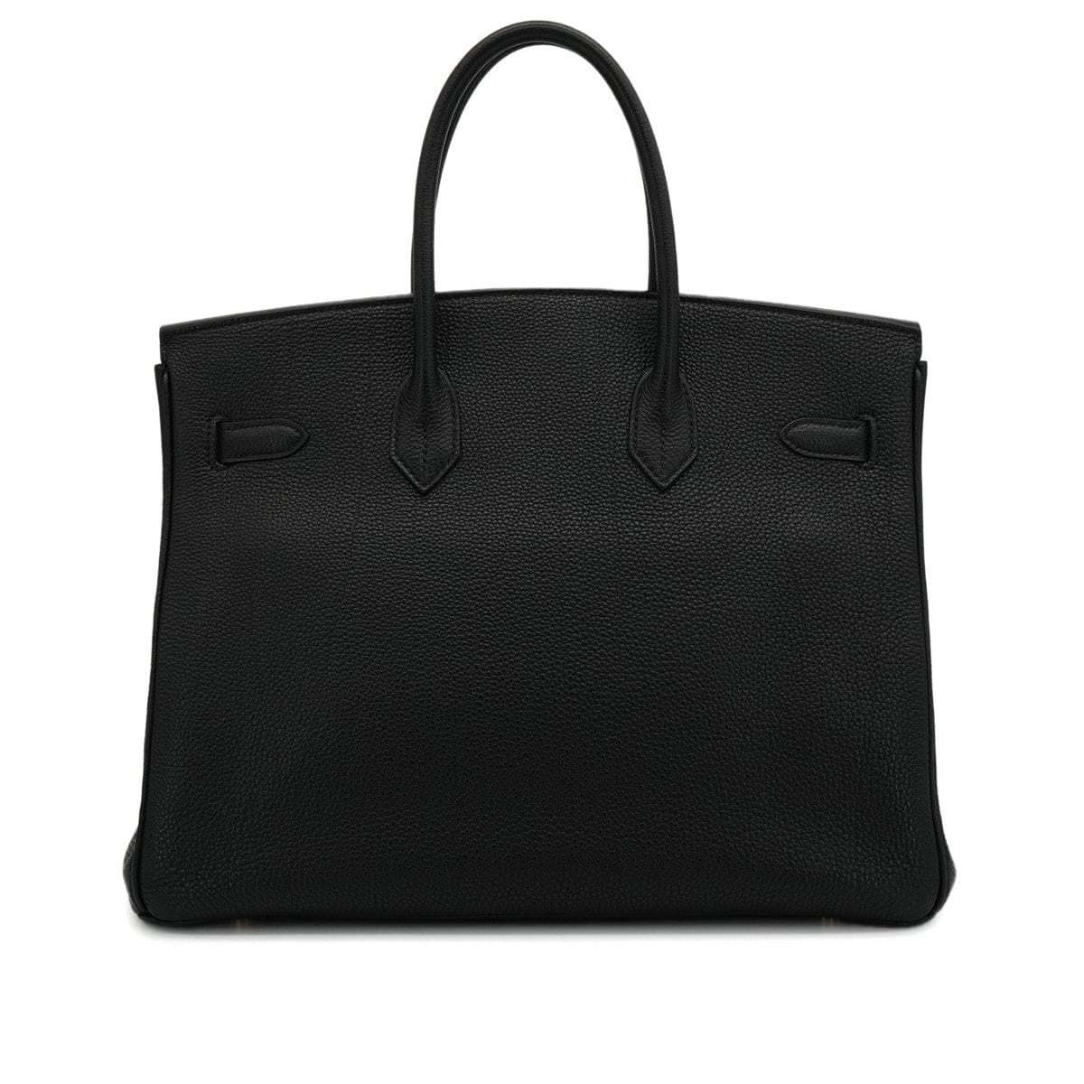 PURPOSE HERMES BIRKIN 35 BLACK TOGO HAND BAG 2003 SQUARE G GOLD HARDWARE 90340160