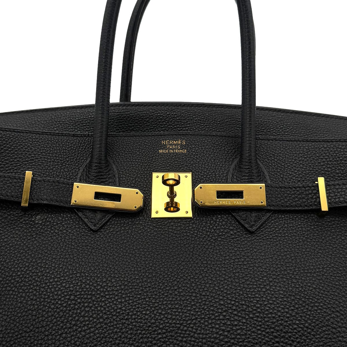PURPOSE HERMES BIRKIN 35 BLACK TOGO HAND BAG □K GHW 90305900
