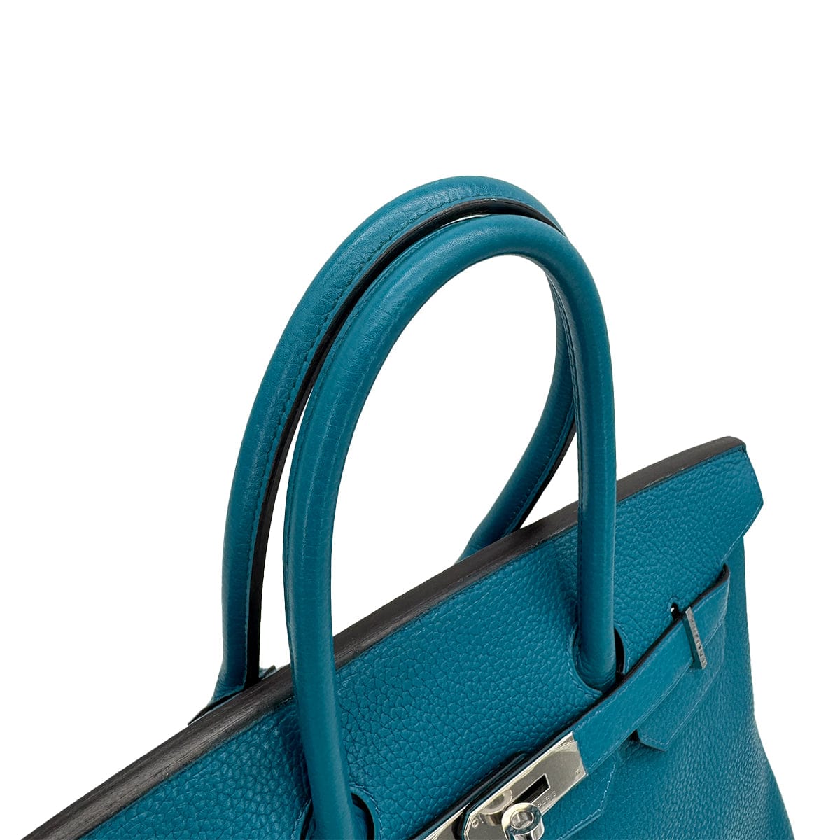PURPOSE HERMES BIRKIN 35 BLUE IZMIR TAURILLON CLEMENCE HAND BAG 2013 SQUARE Q PALLADIUM HARDWARE 90318521