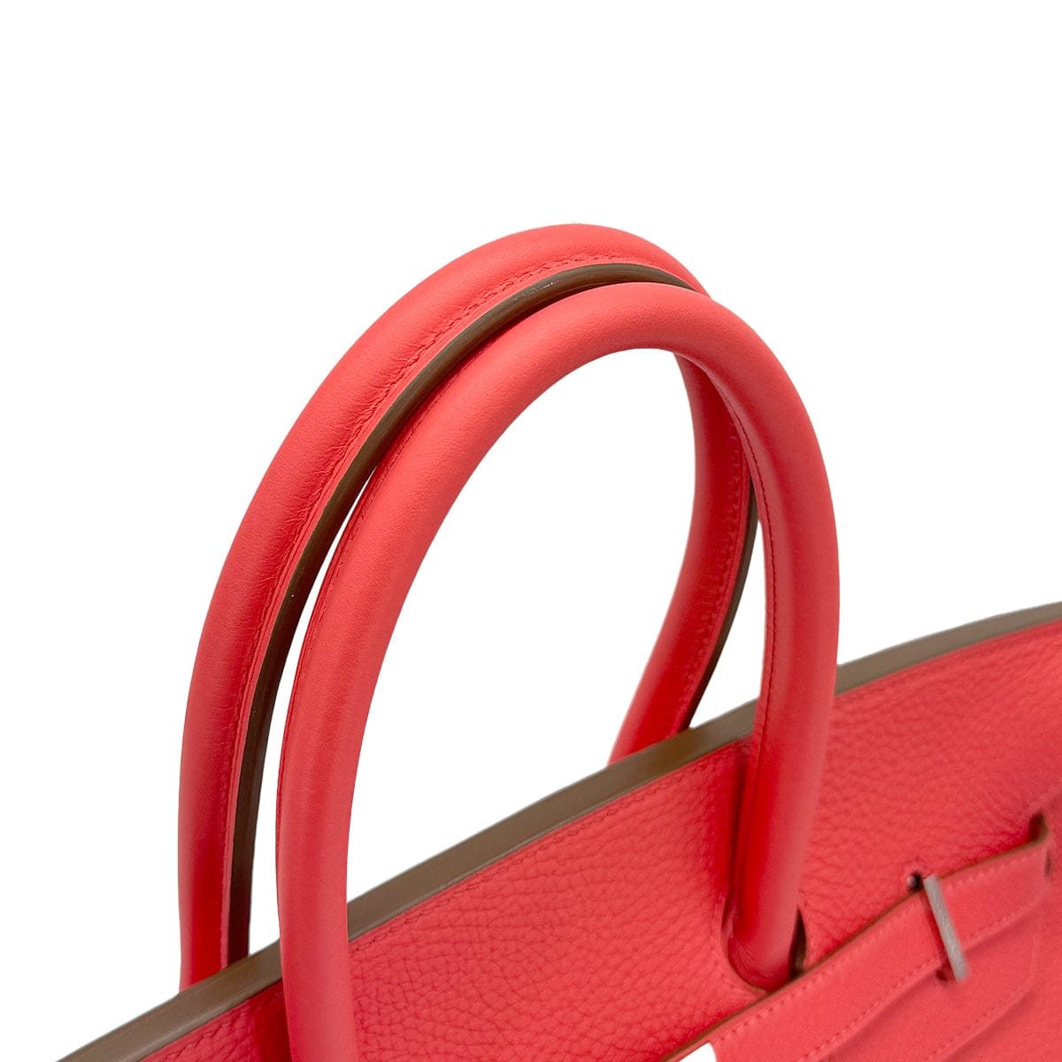 PURPOSE HERMES BIRKIN 35 ROSE JAIPUR TAURILLON CLEMENCE HAND BAG 2012 SQUARE P PALLADIUM HARDWARE 90322917