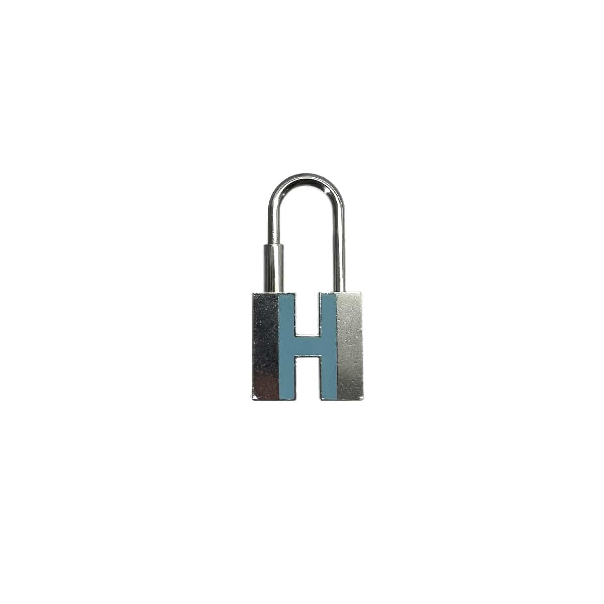PURPOSE HERMES CADENA CHARM H MOTIF BLUE SILVER 90288499