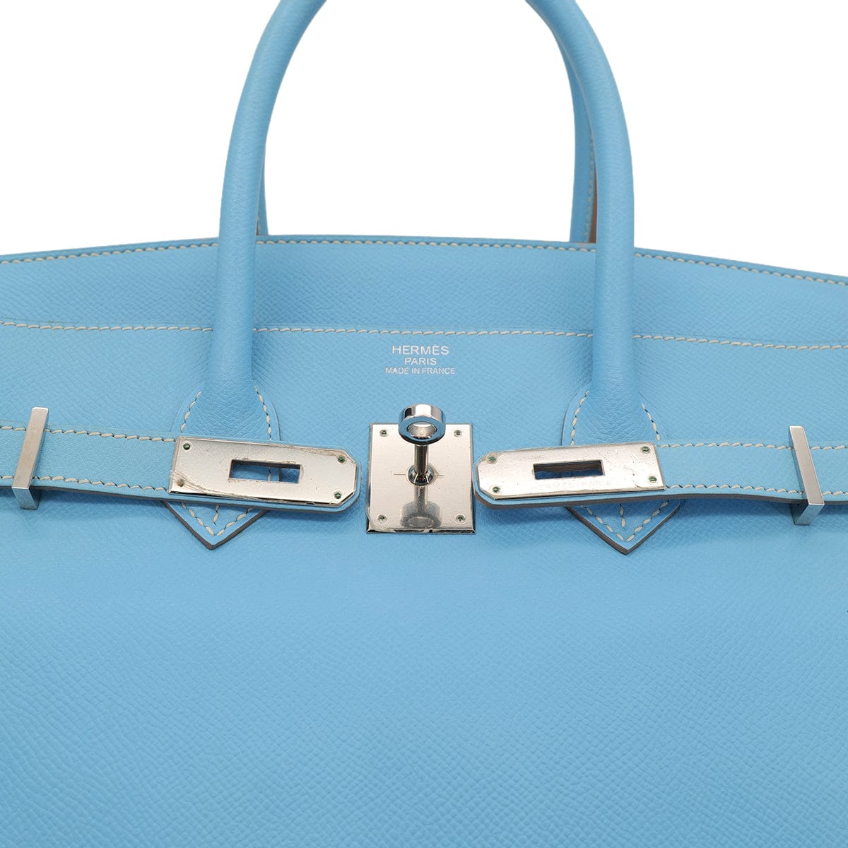 PURPOSE HERMES CANDY BIRKIN 35 CELESTE MYKONOS VEAU EPSOM HAND BAG □O SHW 90302891