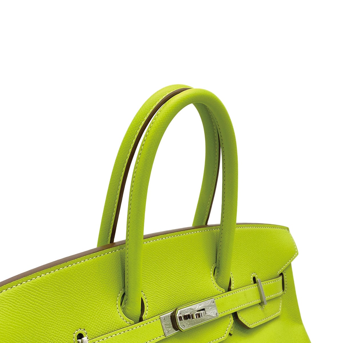 PURPOSE HERMES CANDY BIRKIN 35 KIWI LICHEN EPSOM HAND BAG 2011 SQUARE O PALLADIUM HARDWARE 90311828
