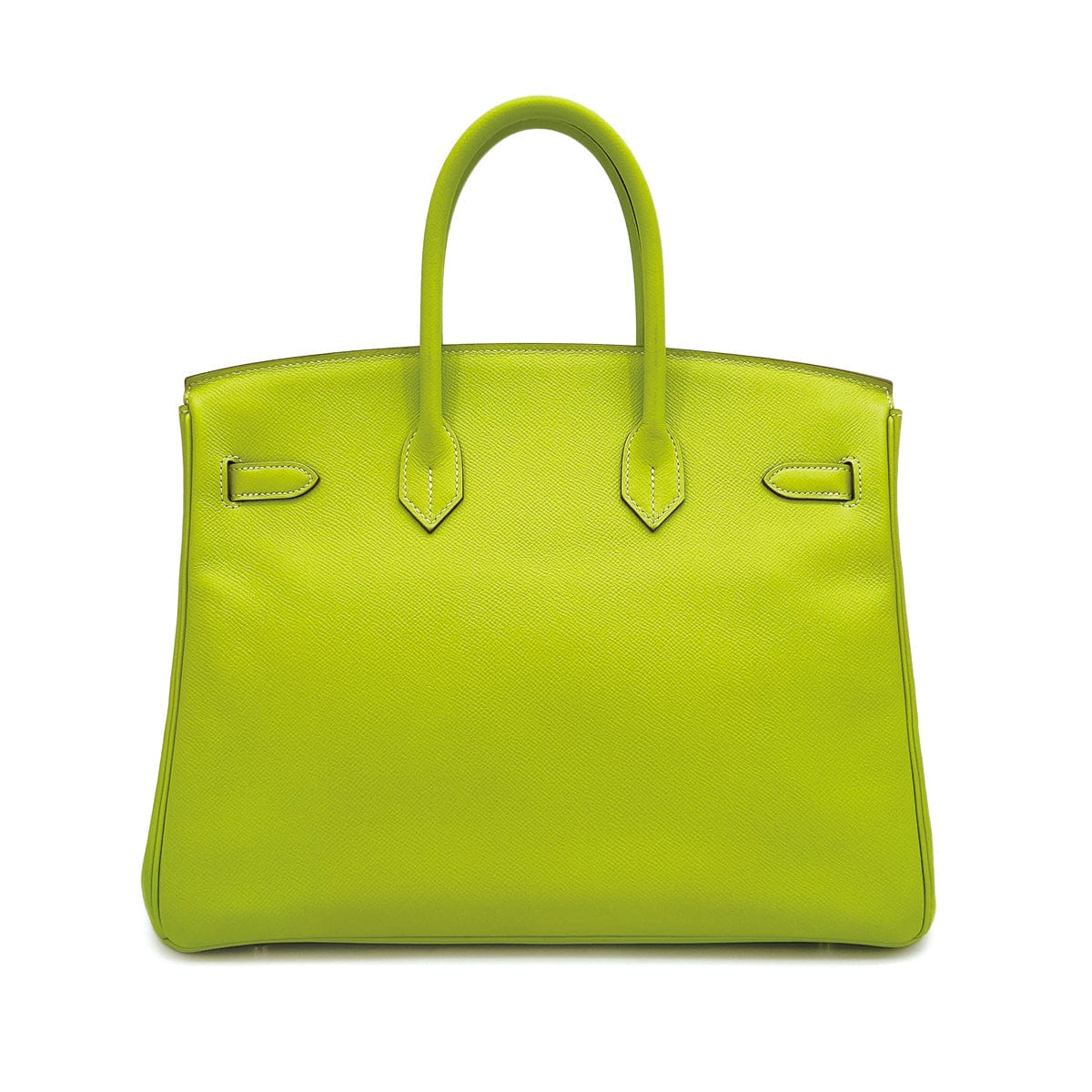 PURPOSE HERMES CANDY BIRKIN 35 KIWI LICHEN EPSOM HAND BAG 2011 SQUARE O PALLADIUM HARDWARE 90311828