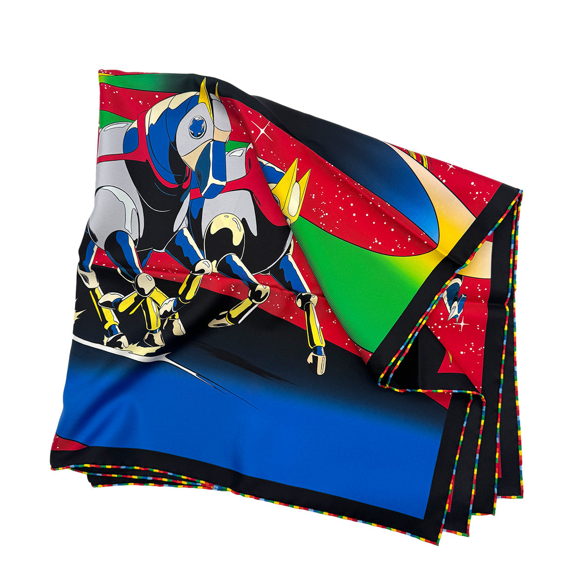 PURPOSE HERMES CARRE 90 SPACE DERBY SCARF SILK MULTICOLOR 90284574