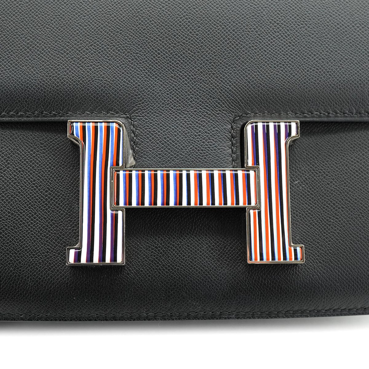 PURPOSE HERMES CONSTANCE3 24 OPTIQUE BLACK VEAU MONSIEUR SHOULDER BAG 2019 D STAMP PALLADIUM HARDWARE 90326730