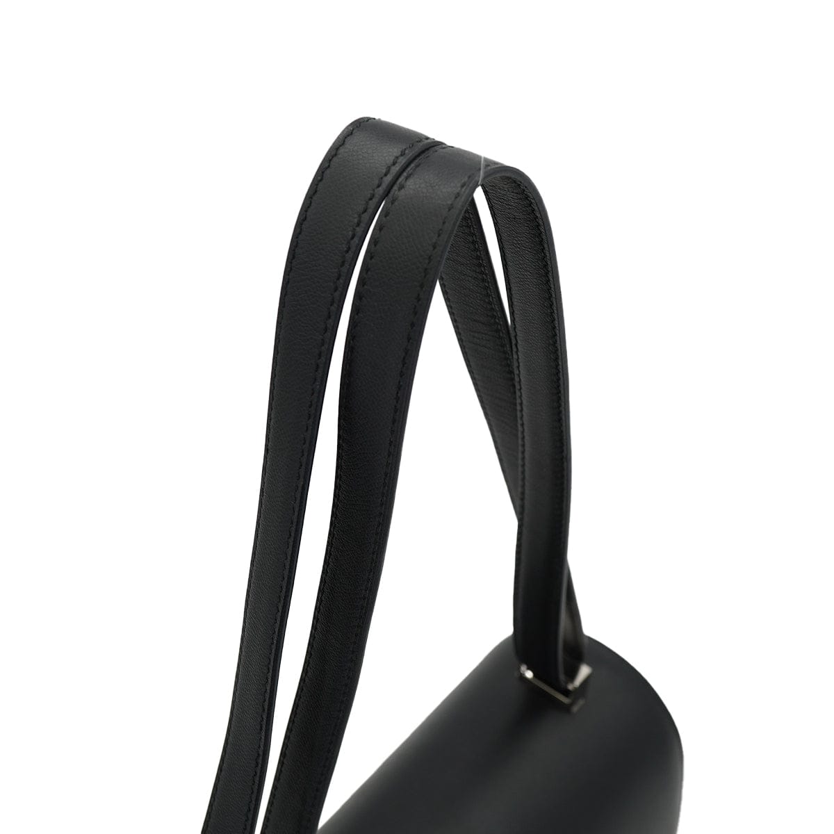 PURPOSE HERMES CONSTANCE3 24 OPTIQUE BLACK VEAU MONSIEUR SHOULDER BAG 2019 D STAMP PALLADIUM HARDWARE 90326730
