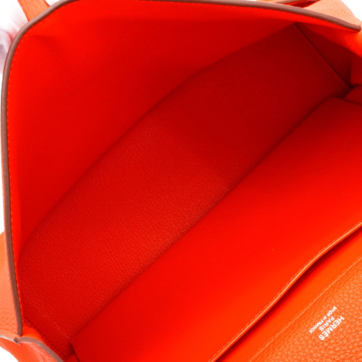 PURPOSE HERMES ETRIBELT CAPUCINE TOGO HAND BAG 2012 SQUARE P PALLADIUM HARDWARE 90348315