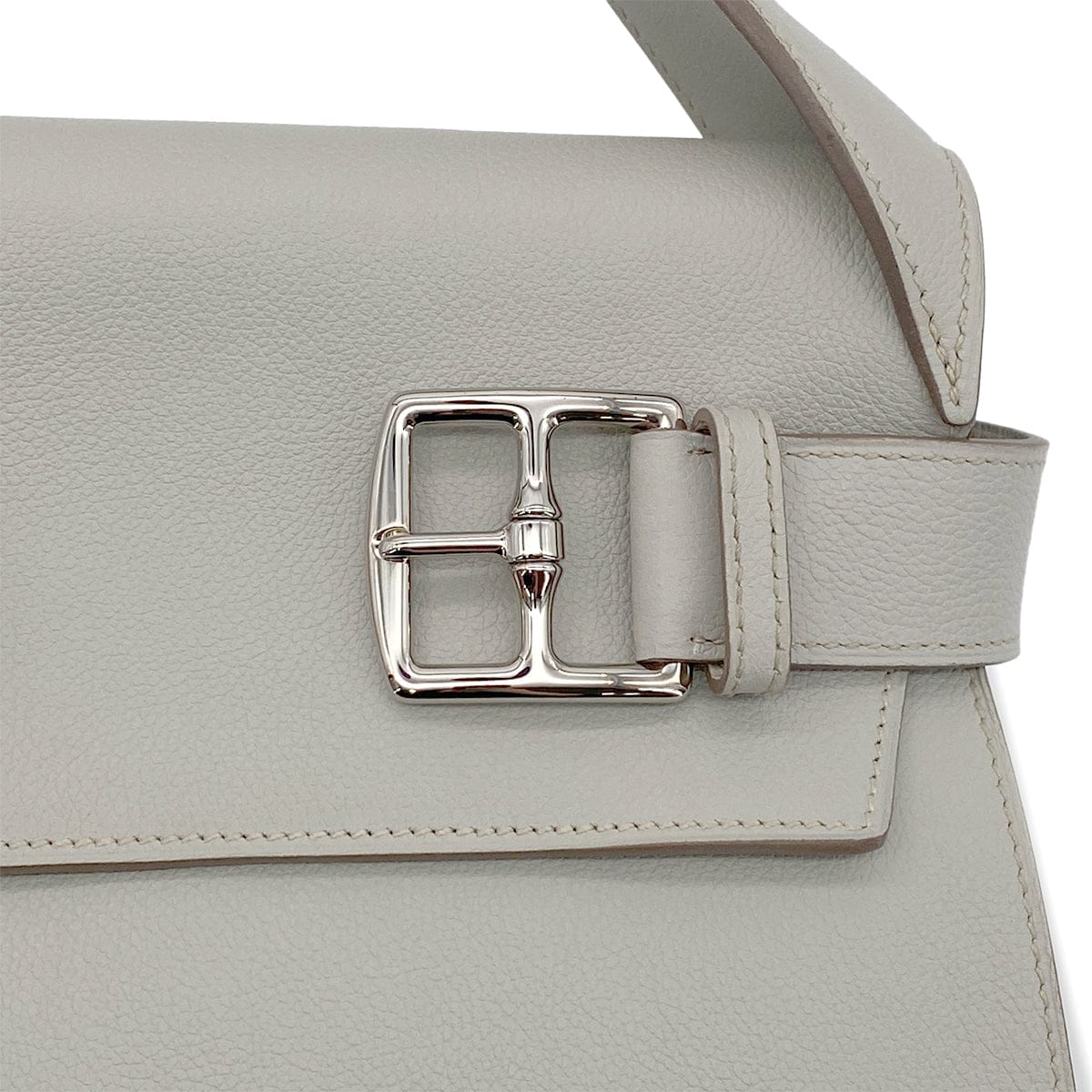 PURPOSE HERMES ETRIBELT GRIS PERLE EVER GRAIN HAND BAG □Q SHW 90301721