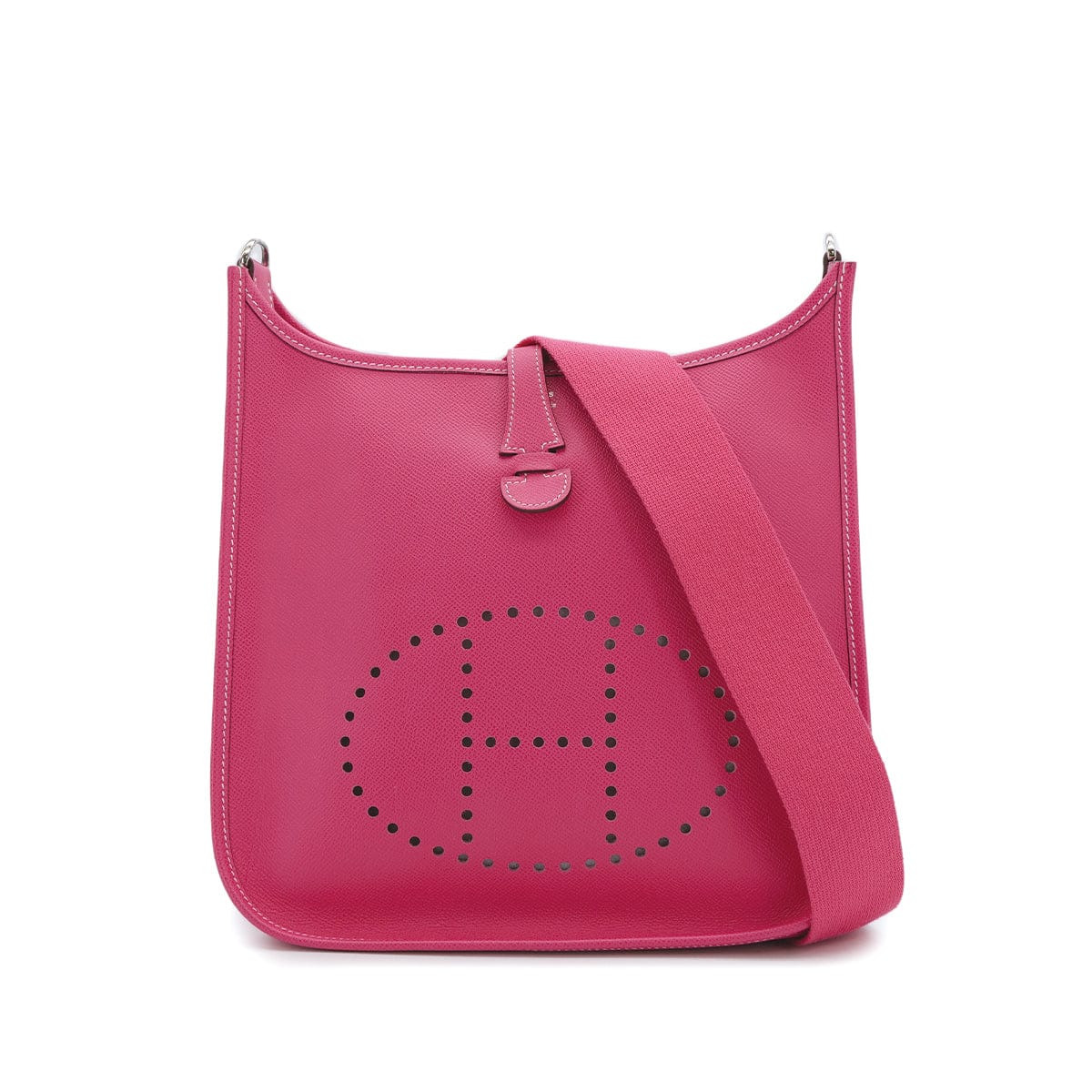 PURPOSE HERMES EVELYNE PM ROSE TRYIEN EPSOM SHOULDER BAG □O 90310312