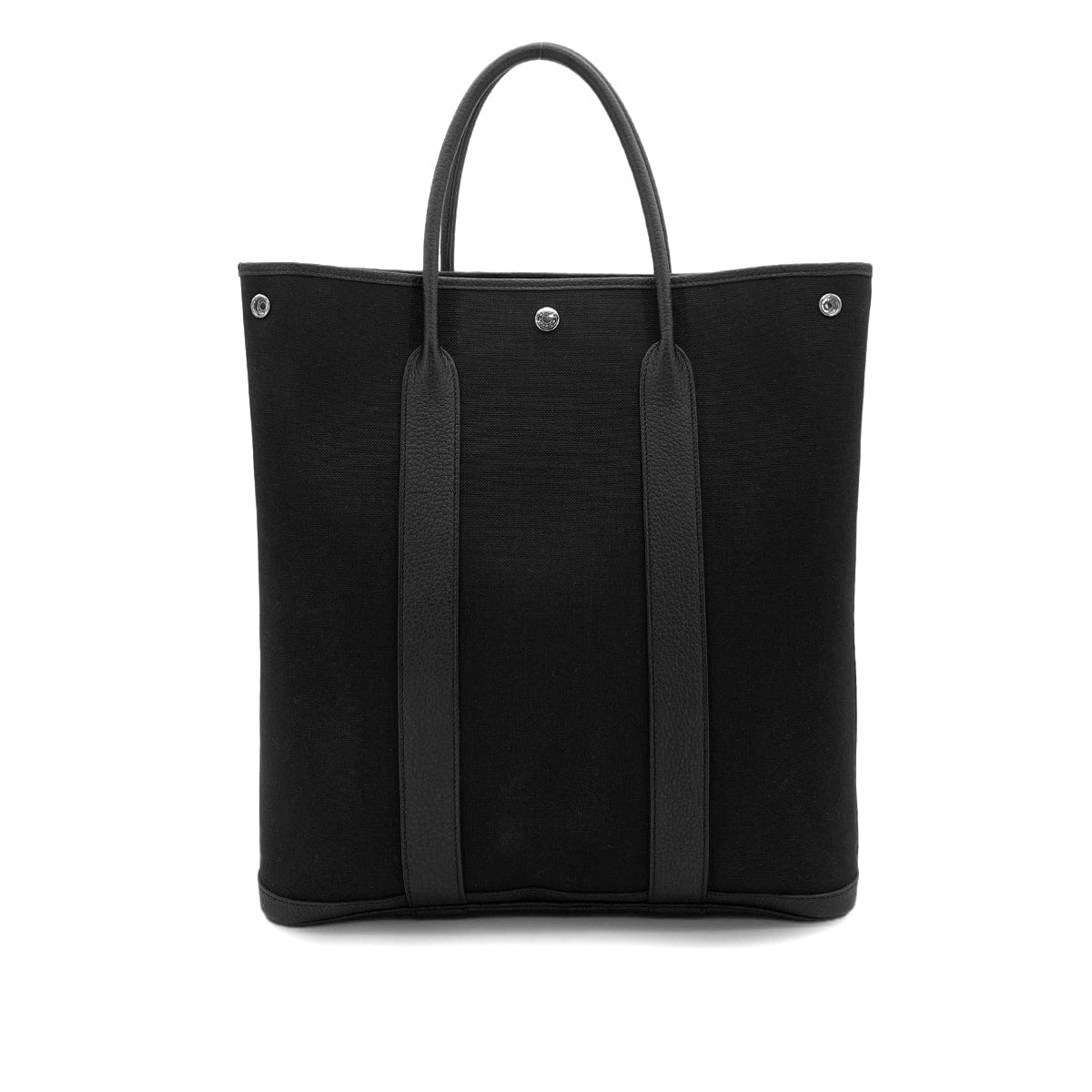 PURPOSE HERMES GARDEN FILE MM TOILE MILITARY VEAU NEGONDA BLACK TOTE BAG 2020 Y STAMP 90327061