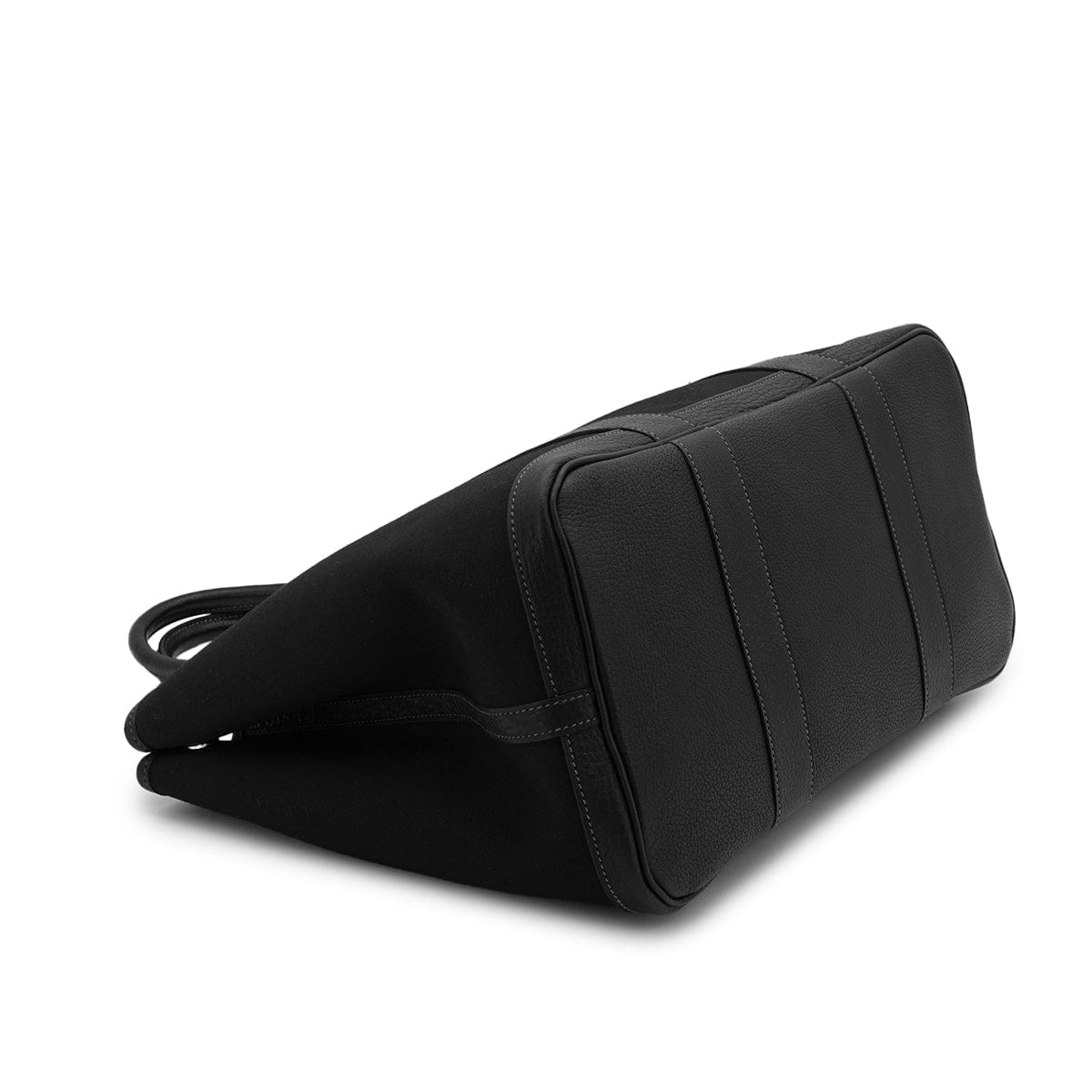 PURPOSE HERMES GARDEN PARTY PM BLACK TOILE OFFICIER HAND SHOULDER BAG 2005 SQUARE I 90326202