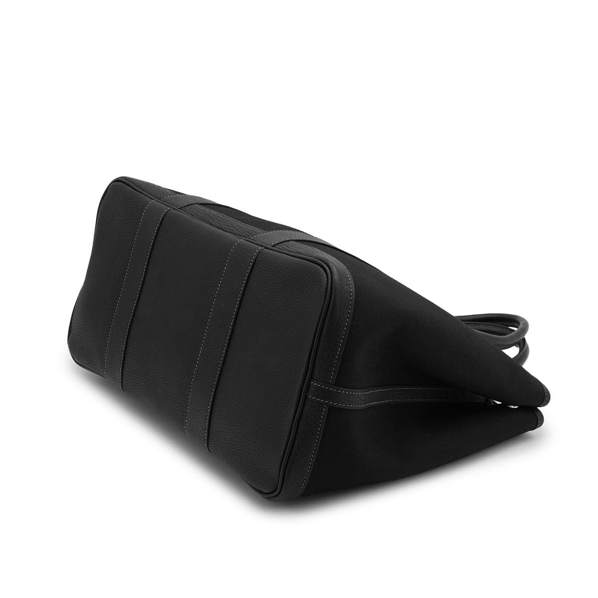 PURPOSE HERMES GARDEN PARTY PM BLACK TOILE OFFICIER HAND SHOULDER BAG 2005 SQUARE I 90326202