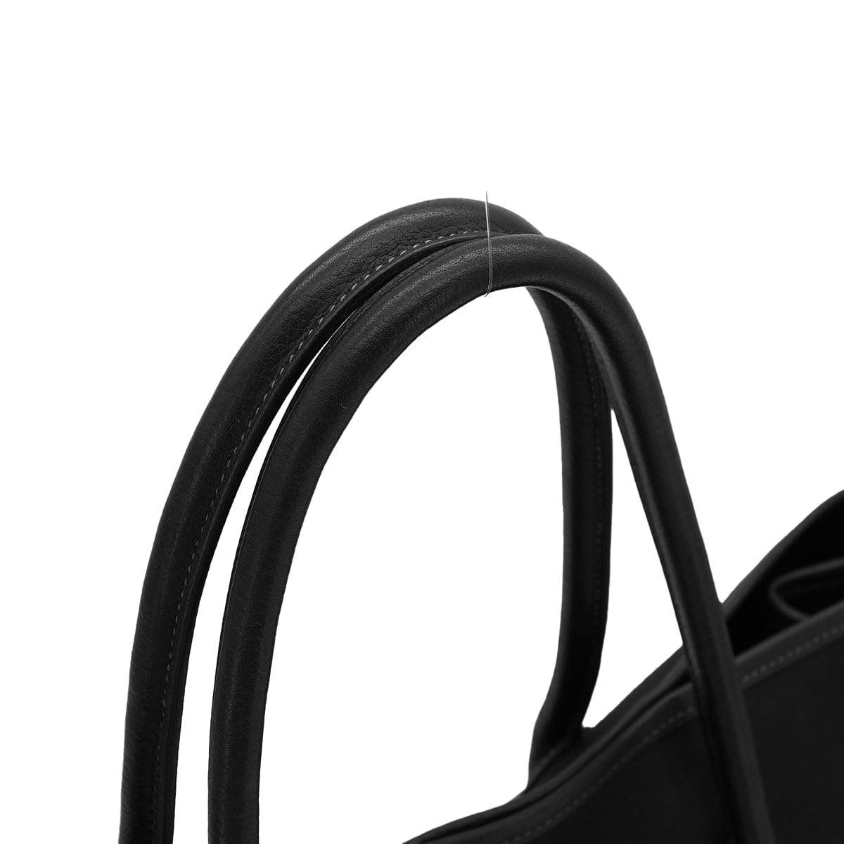 PURPOSE HERMES GARDEN PARTY PM BLACK TOILE OFFICIER HAND SHOULDER BAG 2005 SQUARE I 90326202