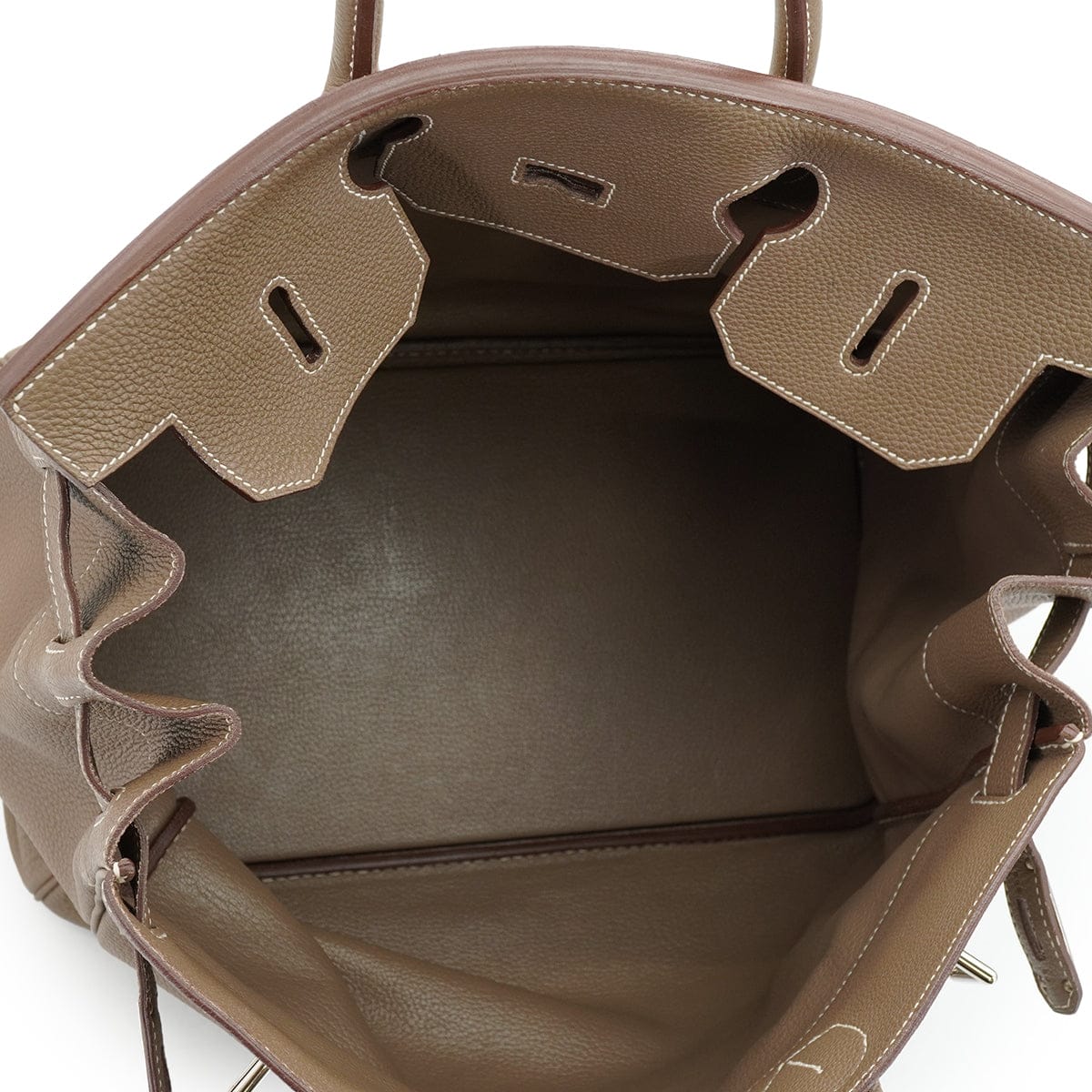 PURPOSE HERMES HAUT A COURROIES 40 ETOUPE TOGO HAND BAG 2015 T STAMP PALLADIUM HARDWARE 90326669