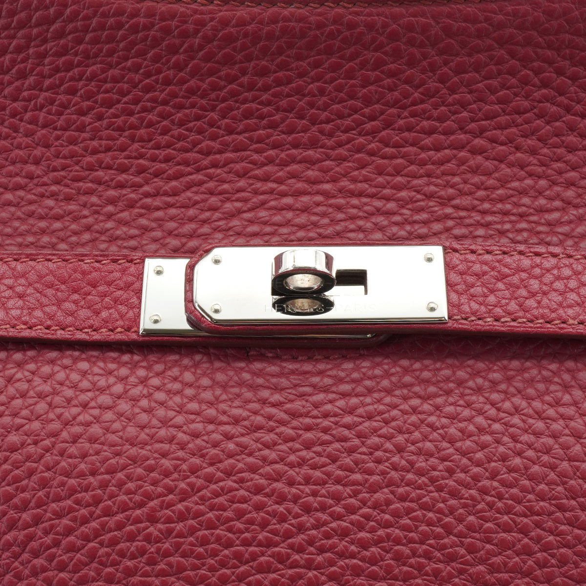 PURPOSE HERMES JYPSIERE 28 RUBY TAURILLON CLEMENCE SHOULDER BAG 2014 SQUARE R PALLADIUM HARDWARE 90348313