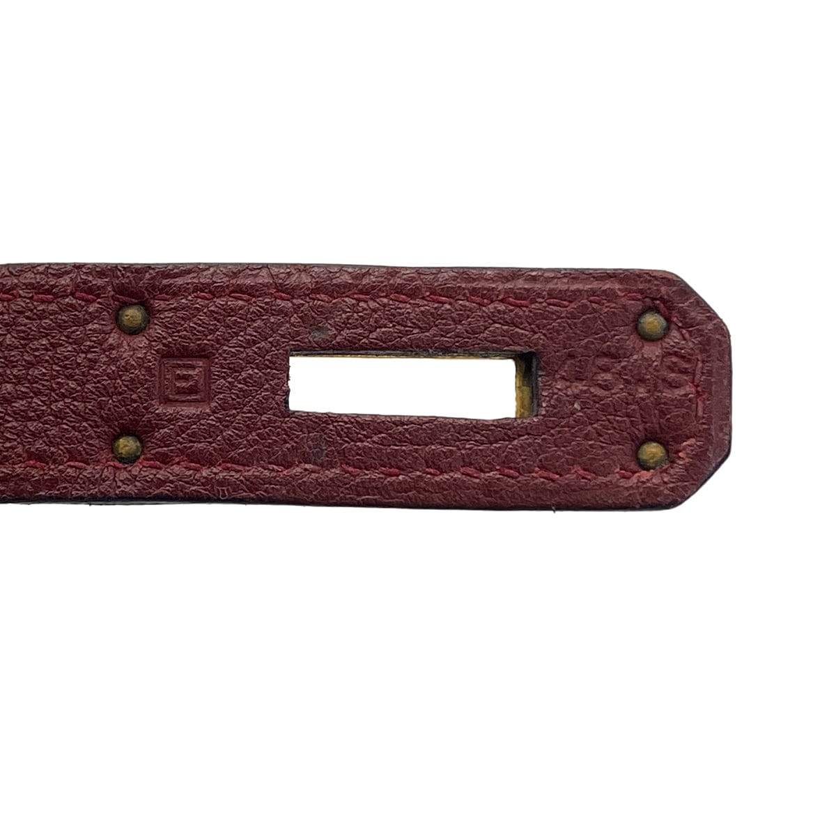 HERMES KELLY 32 RETORNE ROUGE H TOGO HAND BAG 2001 SQUARE E GOLD HARDWARE 90324279