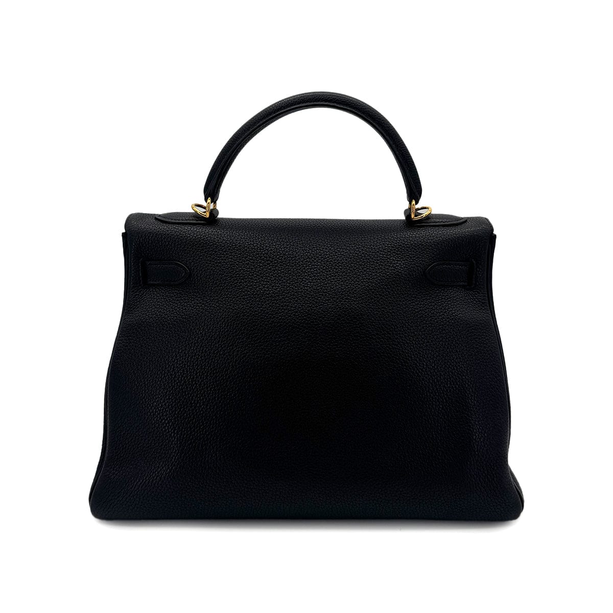 PURPOSE HERMES KELLY 32 RETOURNE BLACK TOGO HAND SHOULDER BAG □G GHW 90292887