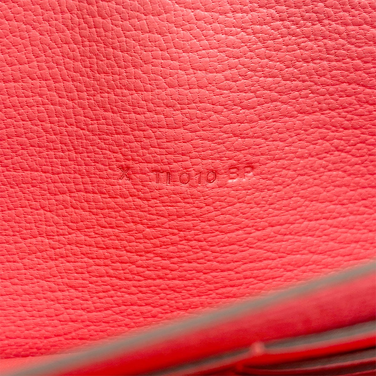 PURPOSE HERMES KELLY WALLET LONG ROSE LIPSTICK CHEVRE 2016 X GOLD HARDWARE 90308369