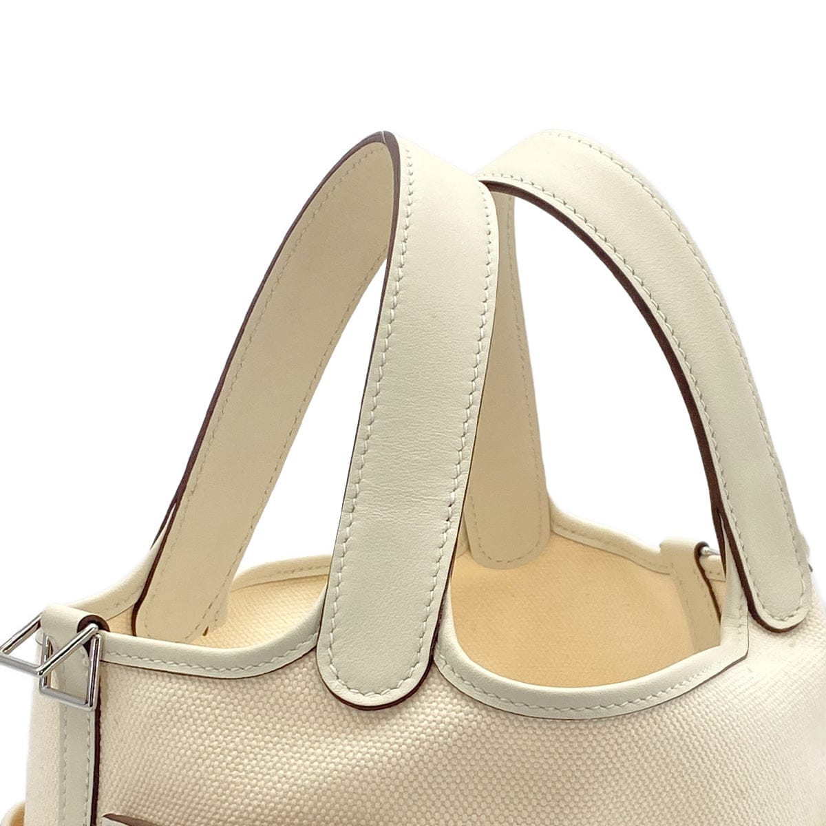 PURPOSE HERMES PICOTIN LOCK 18 PM CARGO POCKET NATA TOILE GOELAND VEAU SWIFT U PALLADIUM HARDWARE 90308352