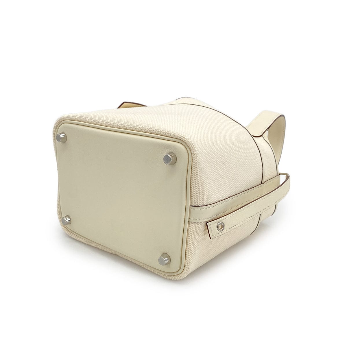 PURPOSE HERMES PICOTIN LOCK 18 PM CARGO POCKET NATA TOILE GOELAND VEAU SWIFT U PALLADIUM HARDWARE 90308352
