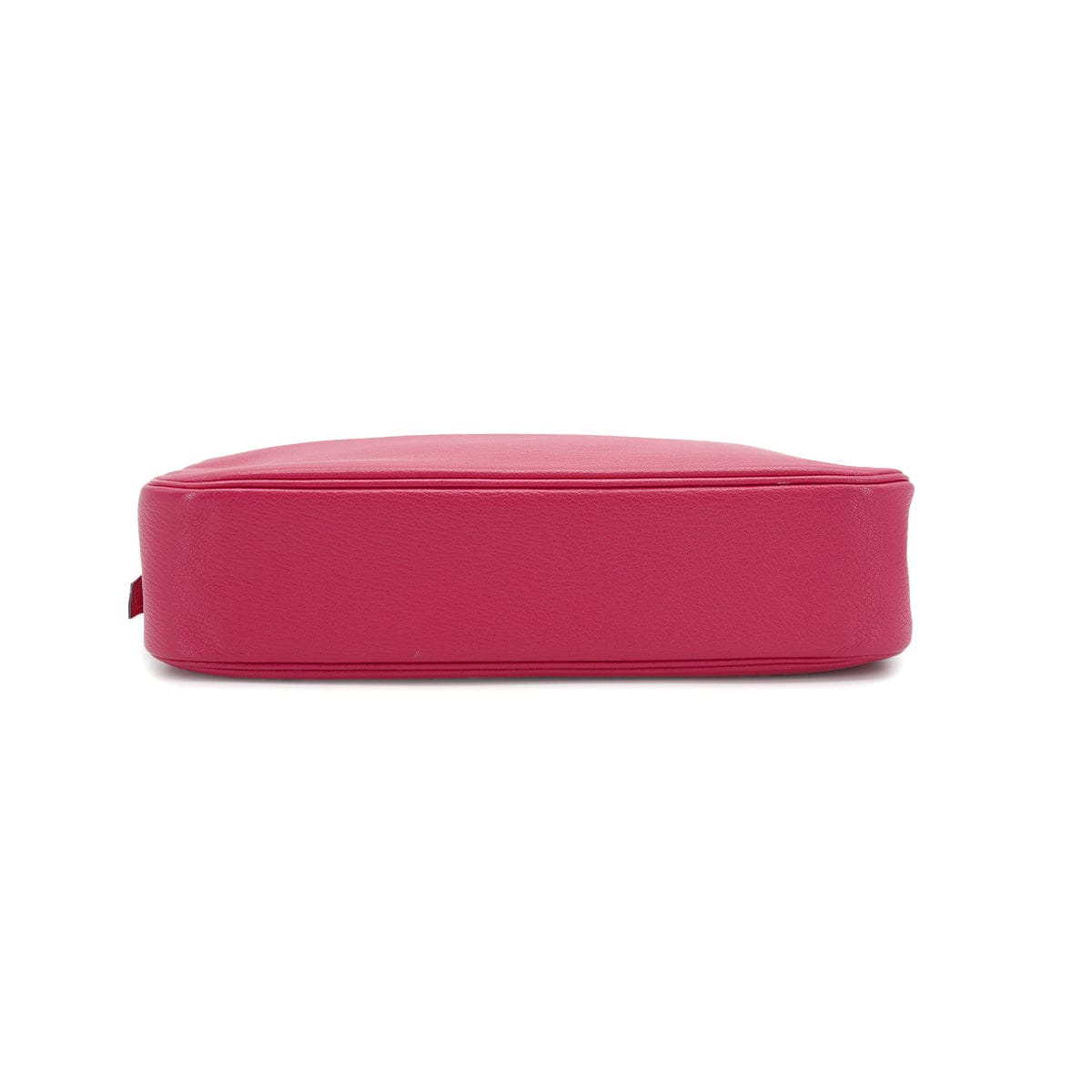 PURPOSE HERMES PLUME ELAN 28 FUCHSIA PINK CHEVRE HAND BAG 2006 SQUARE J PALLADIUM HARDWARE 90335573