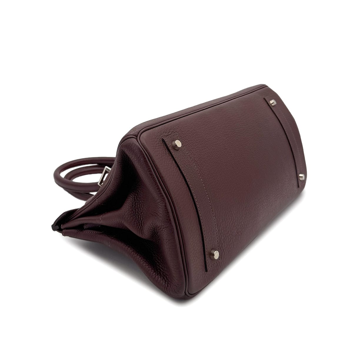 PURPOSE HERMES SHOULDER BIRKIN 42 HAVANE TAURILLON CLEMENCE HAND BAG □H PHW 90304916