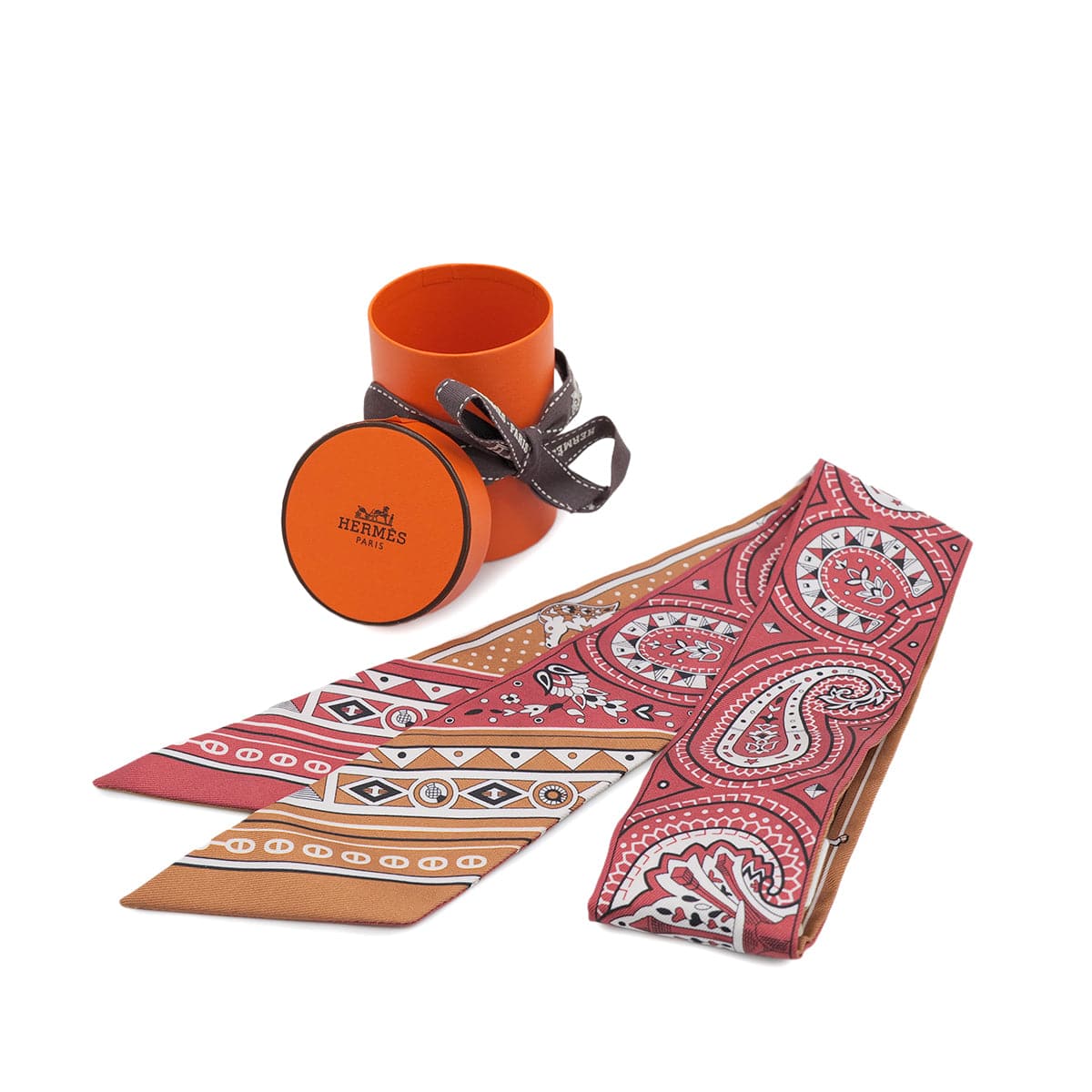 PURPOSE HERMES TWILLY CHEVAL DE COEUR BANDAMR SCARF MULTICOLOR SILK 90323481