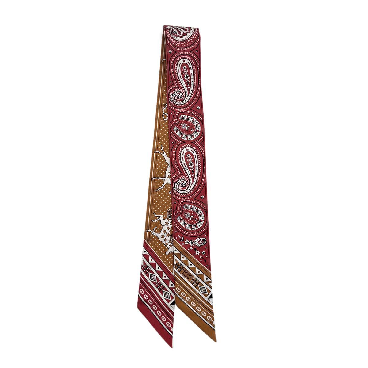PURPOSE HERMES TWILLY CHEVAL DE COEUR BANDAMR SCARF MULTICOLOR SILK 90323481