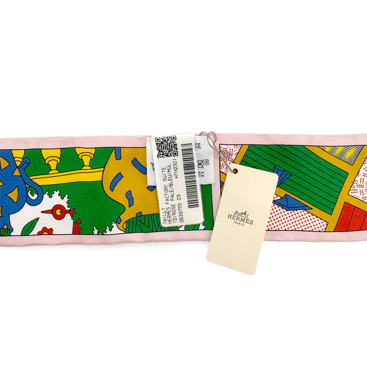 PURPOSE HERMES TWILLY FACTORY SUITE SCARF MULTICOLOR SILK 90292055