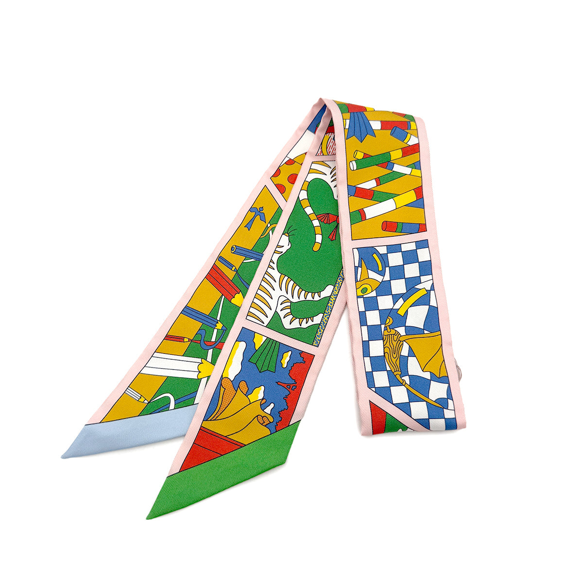 PURPOSE HERMES TWILLY FACTORY SUITE SCARF MULTICOLOR SILK 90292055