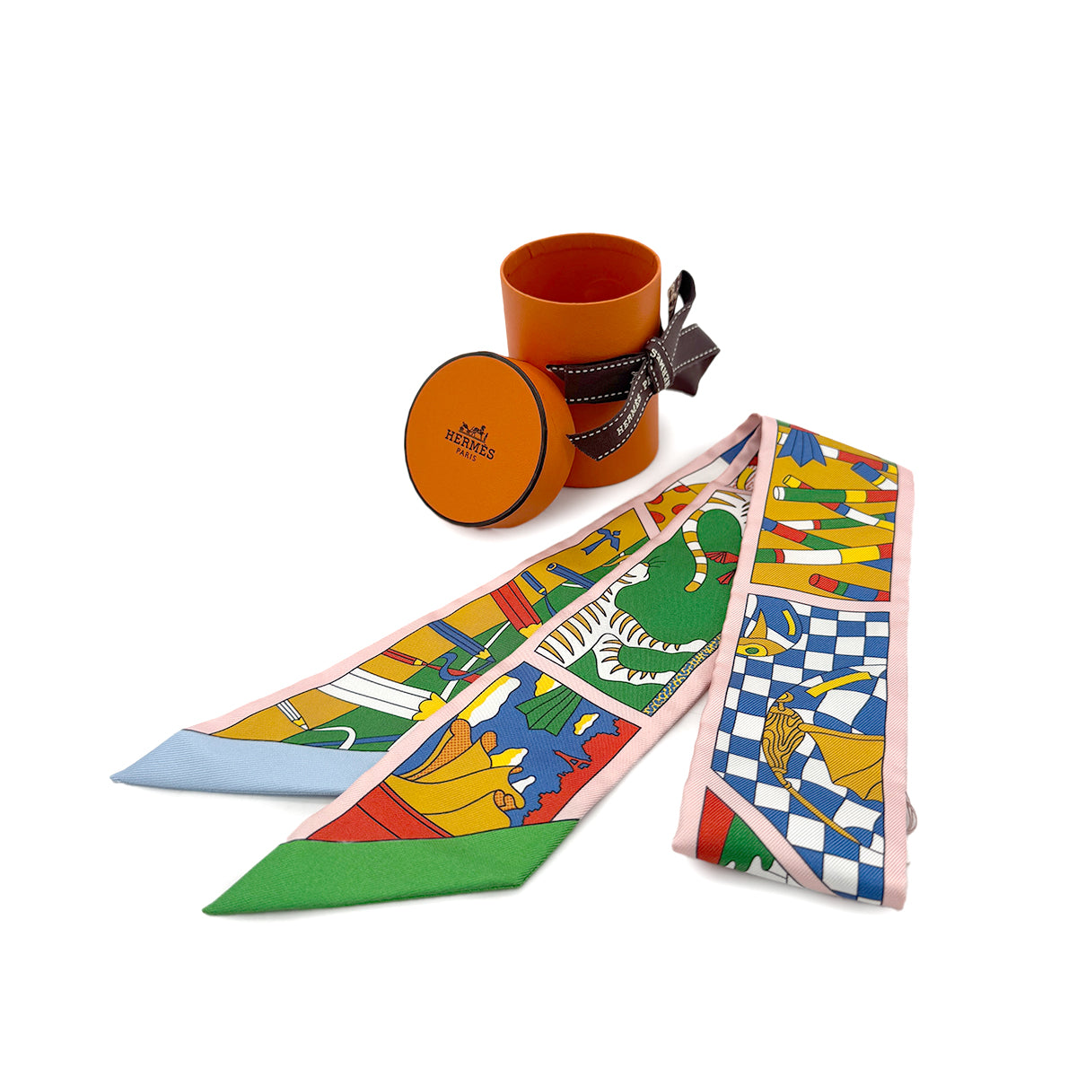 PURPOSE HERMES TWILLY FACTORY SUITE SCARF MULTICOLOR SILK 90292055