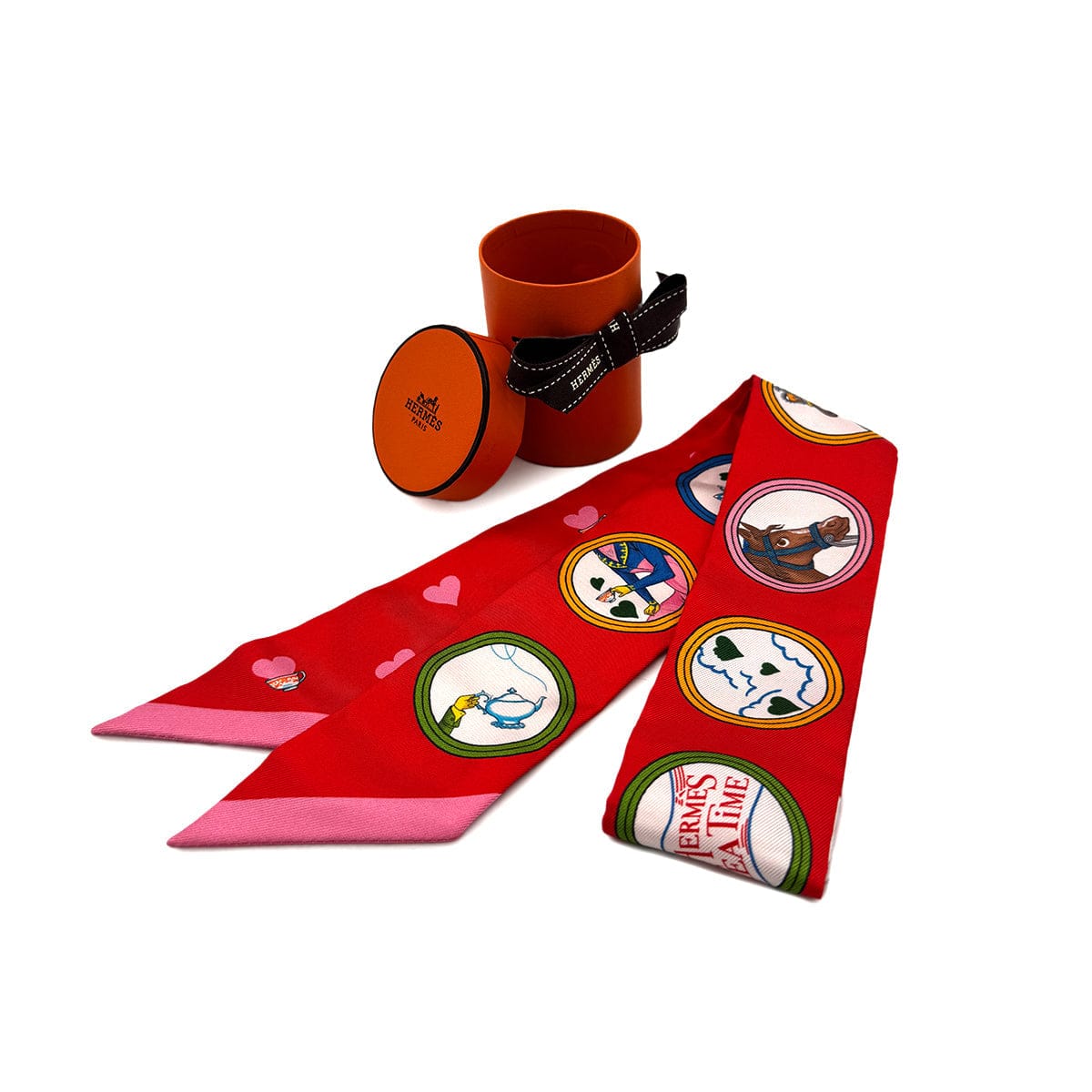 PURPOSE HERMES TWILLY TEA TIME SCARF MULTICOLOR SILK 90292054