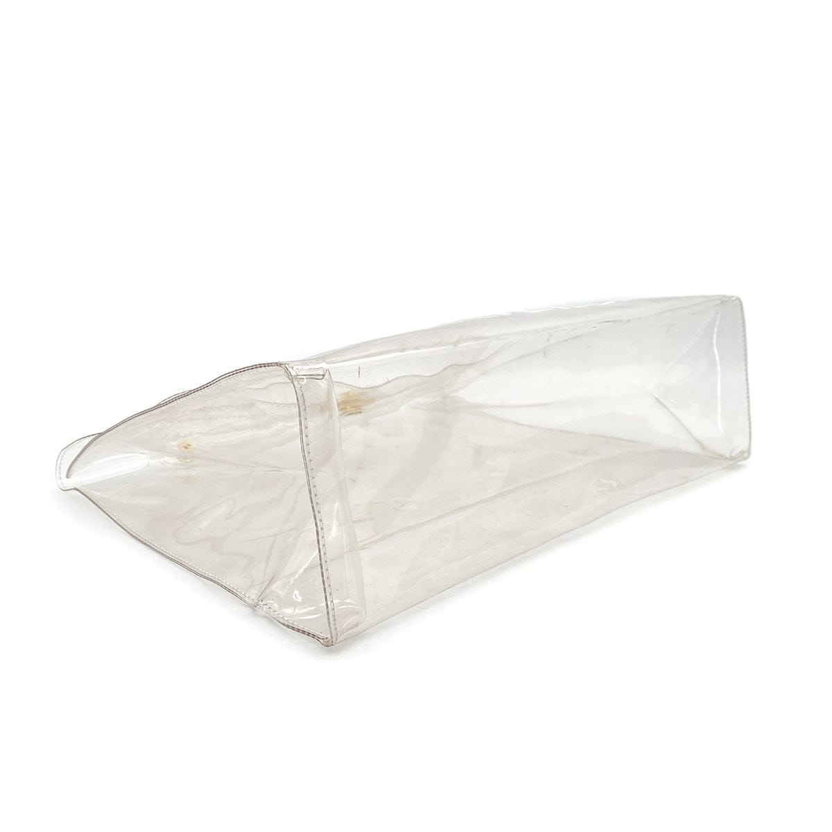 PURPOSE HERMES VINYL KELLY SOUVENIR DE L' EXPOSITION 1997 CLEAR HAND BAG GOLD HARDWARE 90318291