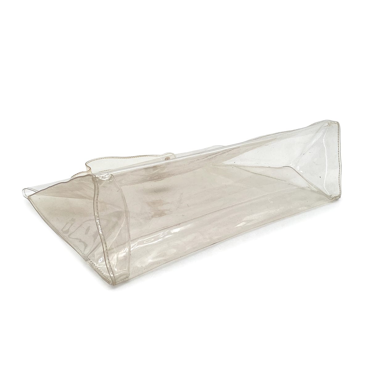 PURPOSE HERMES VINYL KELLY SOUVENIR DE L' EXPOSITION 1997 CLEAR HAND BAG GOLD HARDWARE 90327403