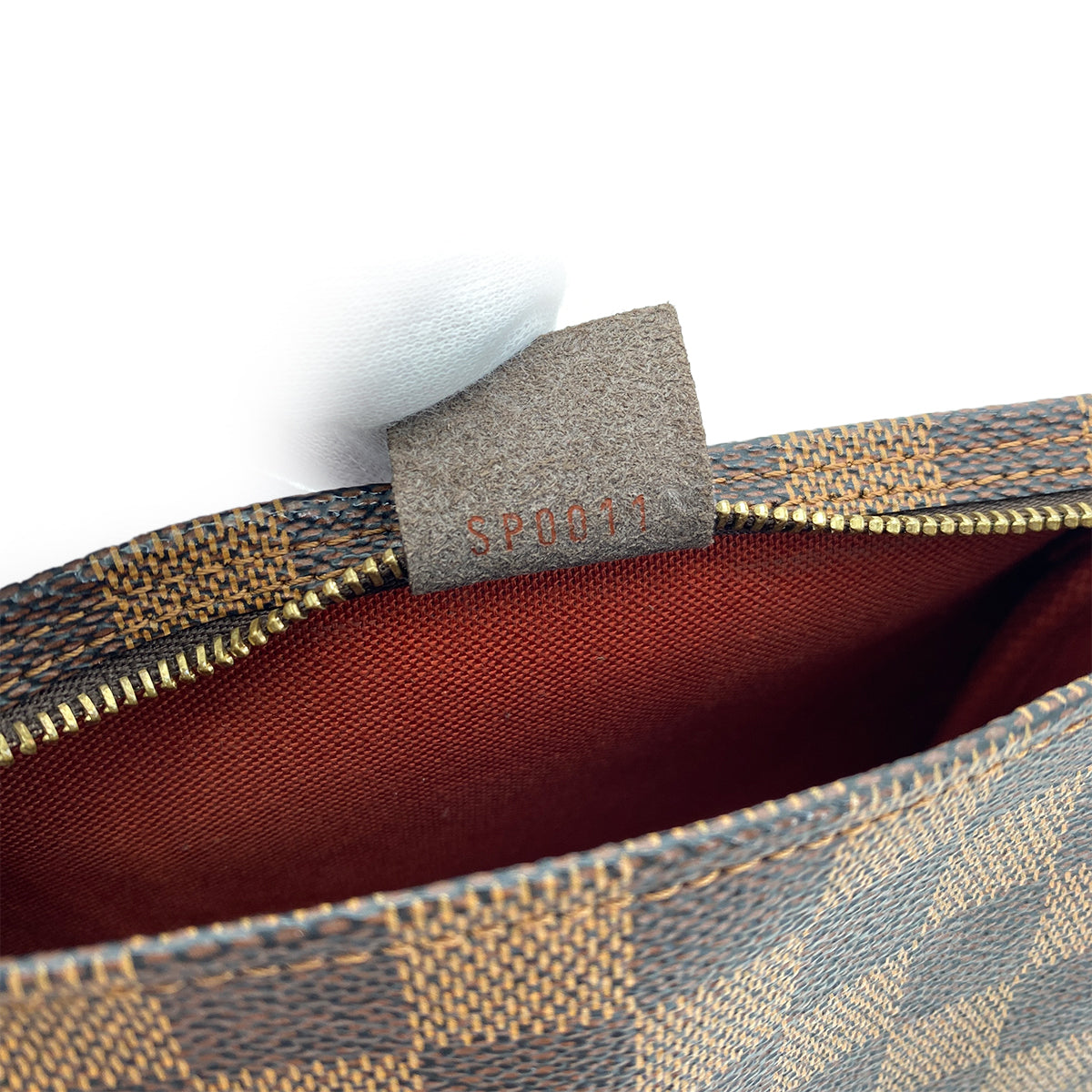 PURPOSE LOUIS VUITTON DAMIER TROUSSE MAKE UP POUCH EBENE N51982 90298735