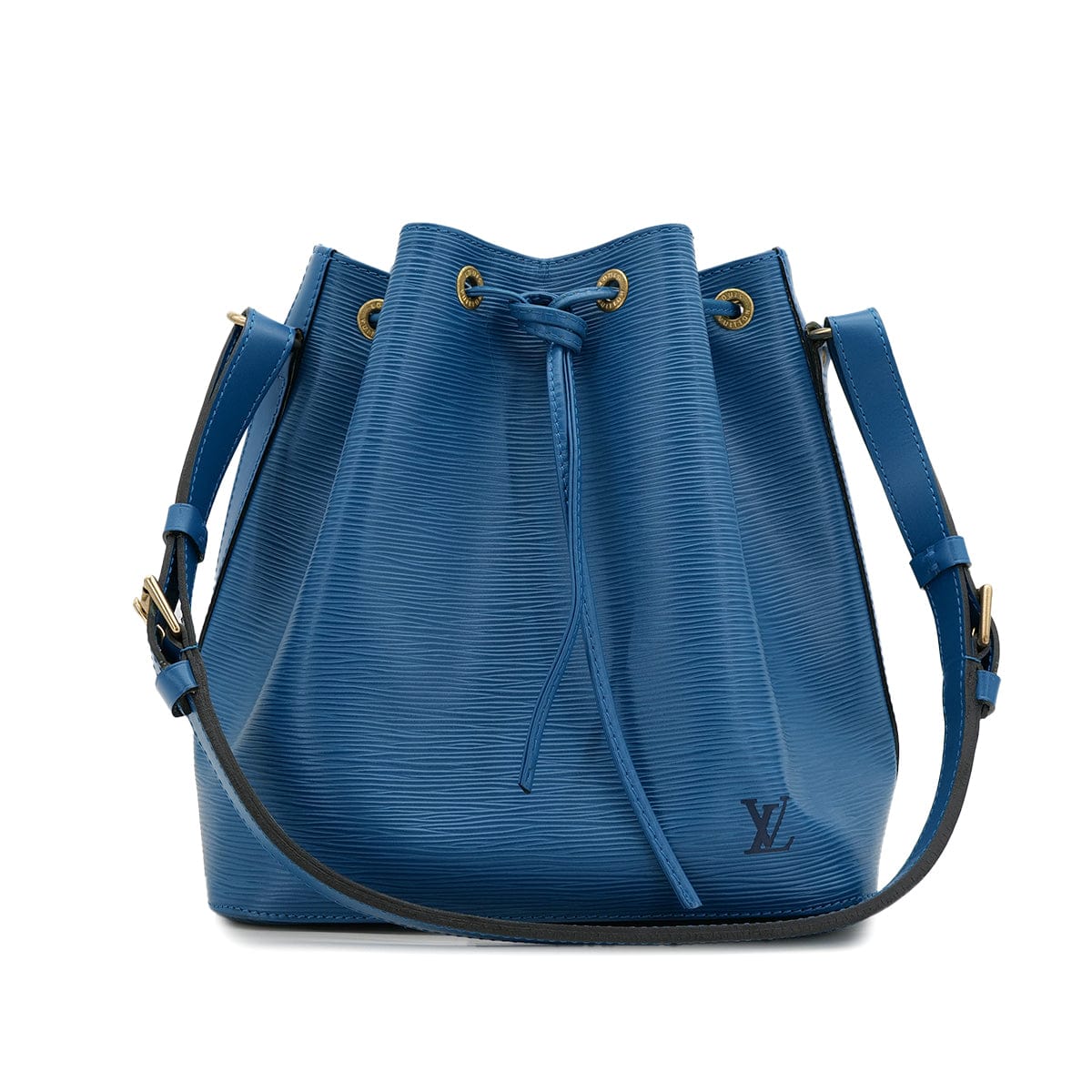 PURPOSE LOUIS VUITTON EPI PETIT NOE SHOULDER BAG TOLEDO BLUE LEATHER M44105 90309178