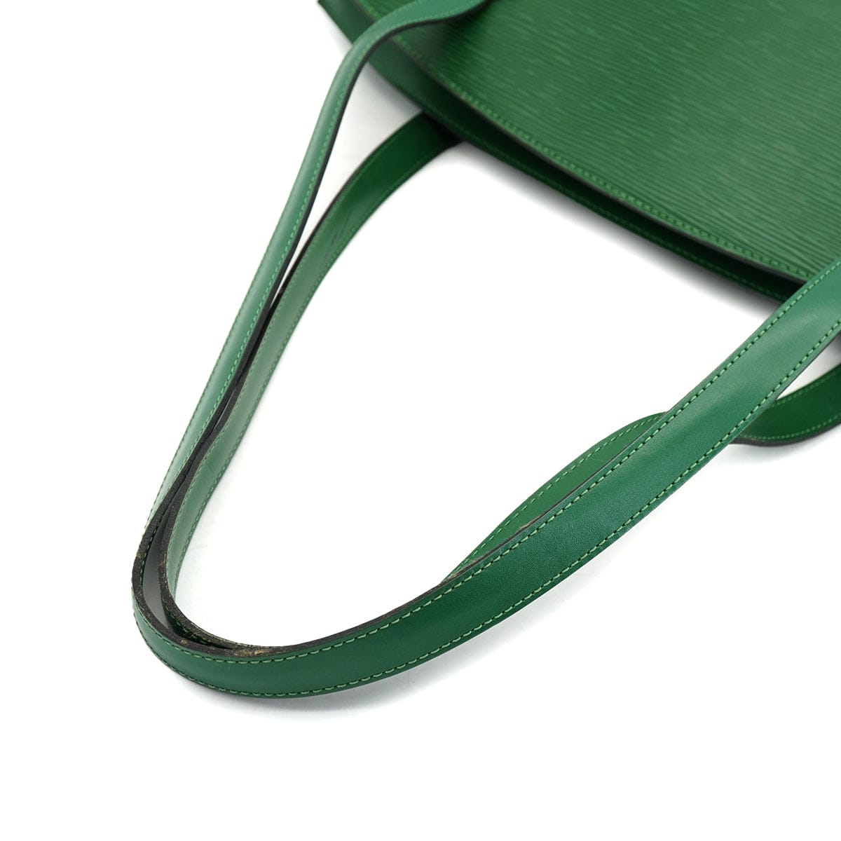 PURPOSE LOUIS VUITTON EPI SAINT JACQUES HAND BAG BORNEO GREEN LEATHER M52274 90326660