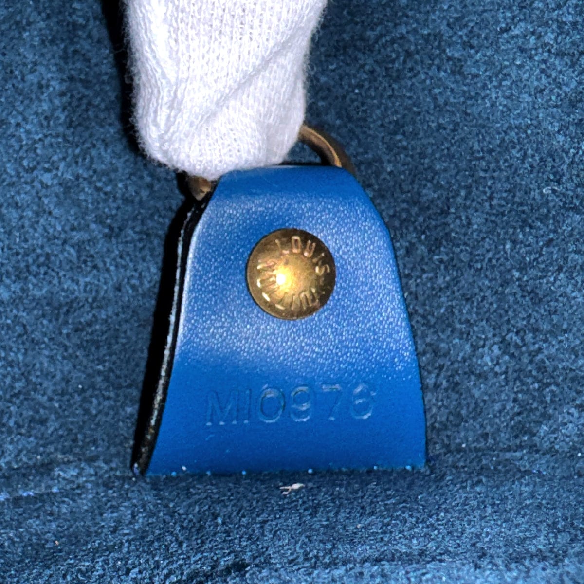 PURPOSE LOUIS VUITTON EPI SOUFFLOT HAND BAG LEATHER TOLEDO BLUE M52225 90315880