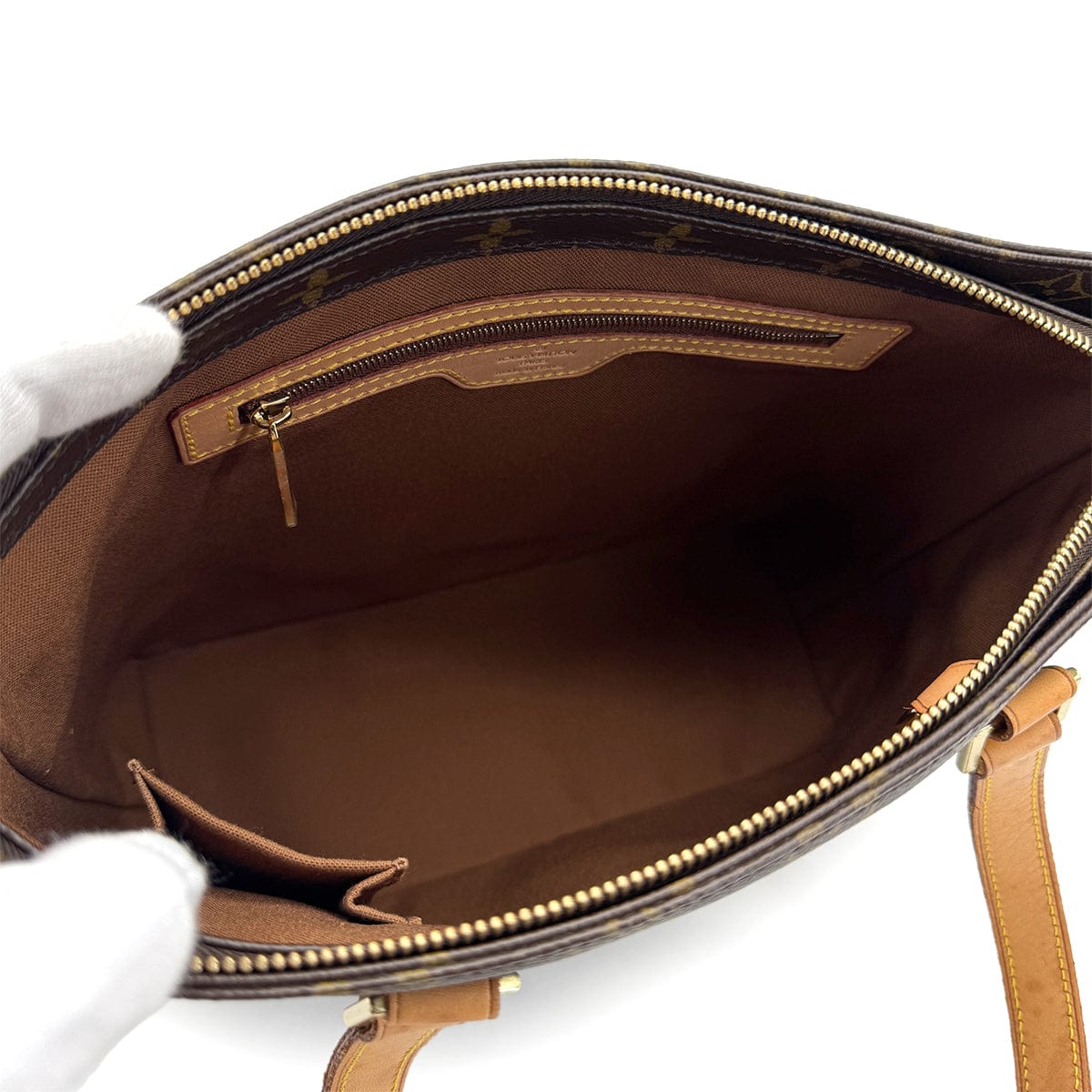 PURPOSE LOUIS VUITTON MONOGRAM CABAS PIANO TOTE BAG BROWN M51148 90312565