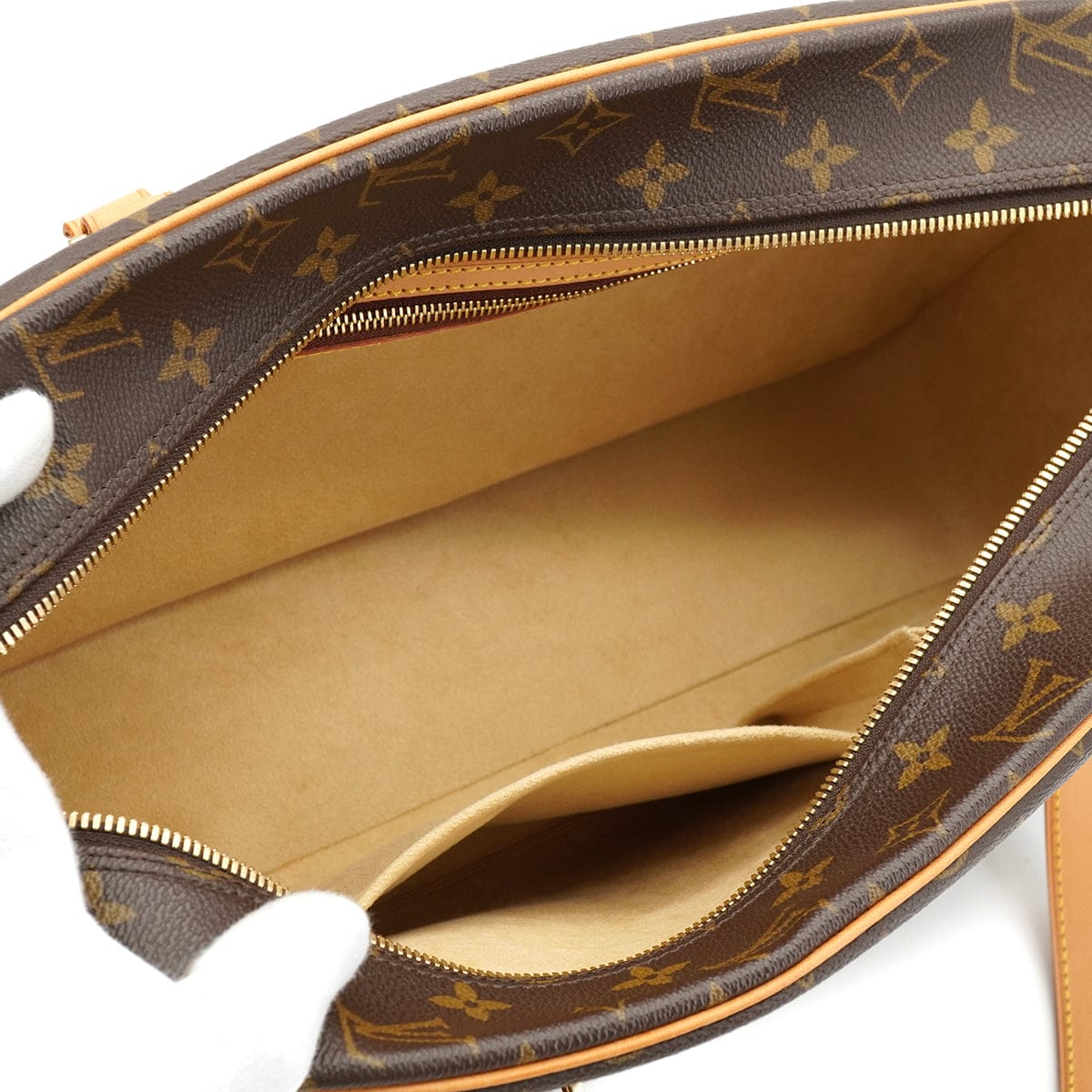 PURPOSE LOUIS VUITTON MONOGRAM CITE GM SHOULDER BAG BROWN M51181 90326662