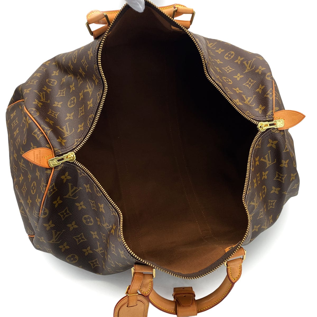 PURPOSE LOUIS VUITTON MONOGRAM KEEPALL 55 LUGGAGE BROWN M41424 90325943