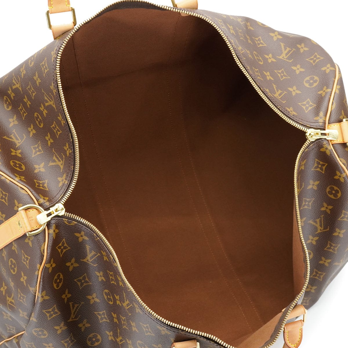 PURPOSE LOUIS VUITTON MONOGRAM KEEPALL BANDOULIERE 60 LUGGAGE BROWN M41412 90326761