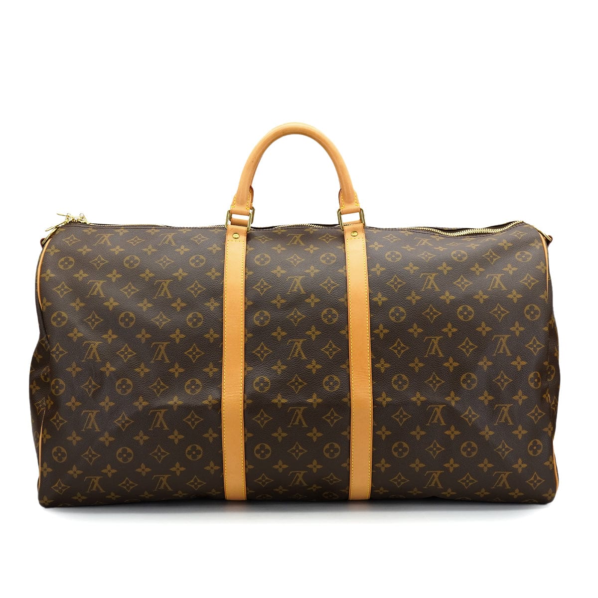 PURPOSE LOUIS VUITTON MONOGRAM KEEPALL BANDOULIERE 60 LUGGAGE BROWN M41412 90326761