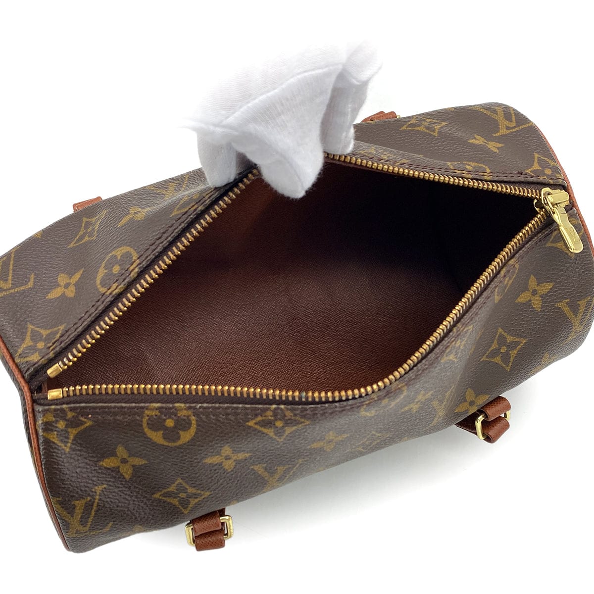 PURPOSE LOUIS VUITTON MONOGRAM PAPILLON 26 HAND BAG BROWN MONOGRAM CANVAS M51366 90325932