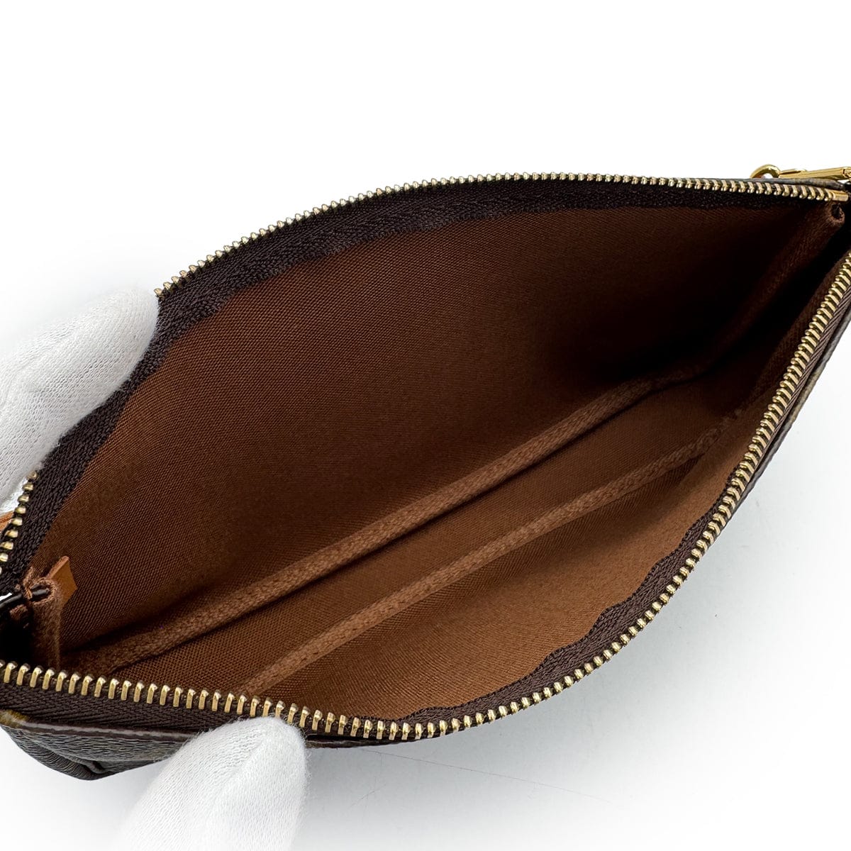 PURPOSE LOUIS VUITTON MONOGRAM POCHETTE ACCESSOIRES HAND BAG BROWN M51980 90307998