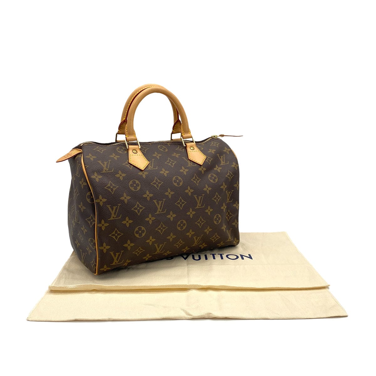 PURPOSE LOUIS VUITTON MONOGRAM SPEEDY 30 HAND BAG BROWN M41526 90313328