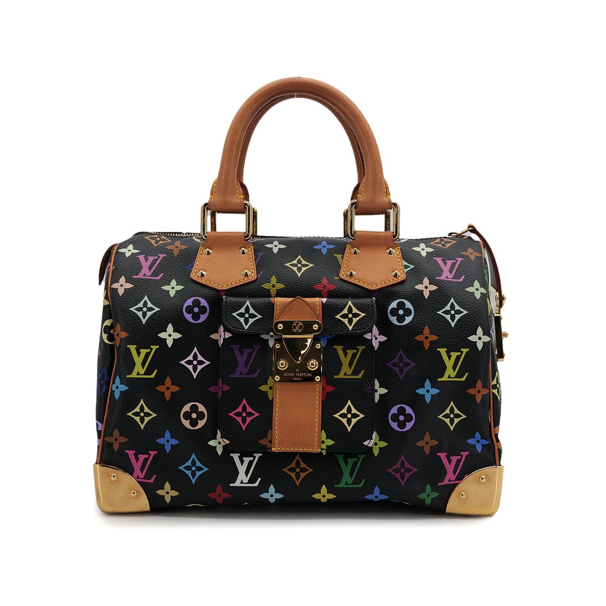 PURPOSE LOUIS VUITTON MONOGRAM SPEEDY 30 HAND BAG MULTICOLOR M92642 90310260