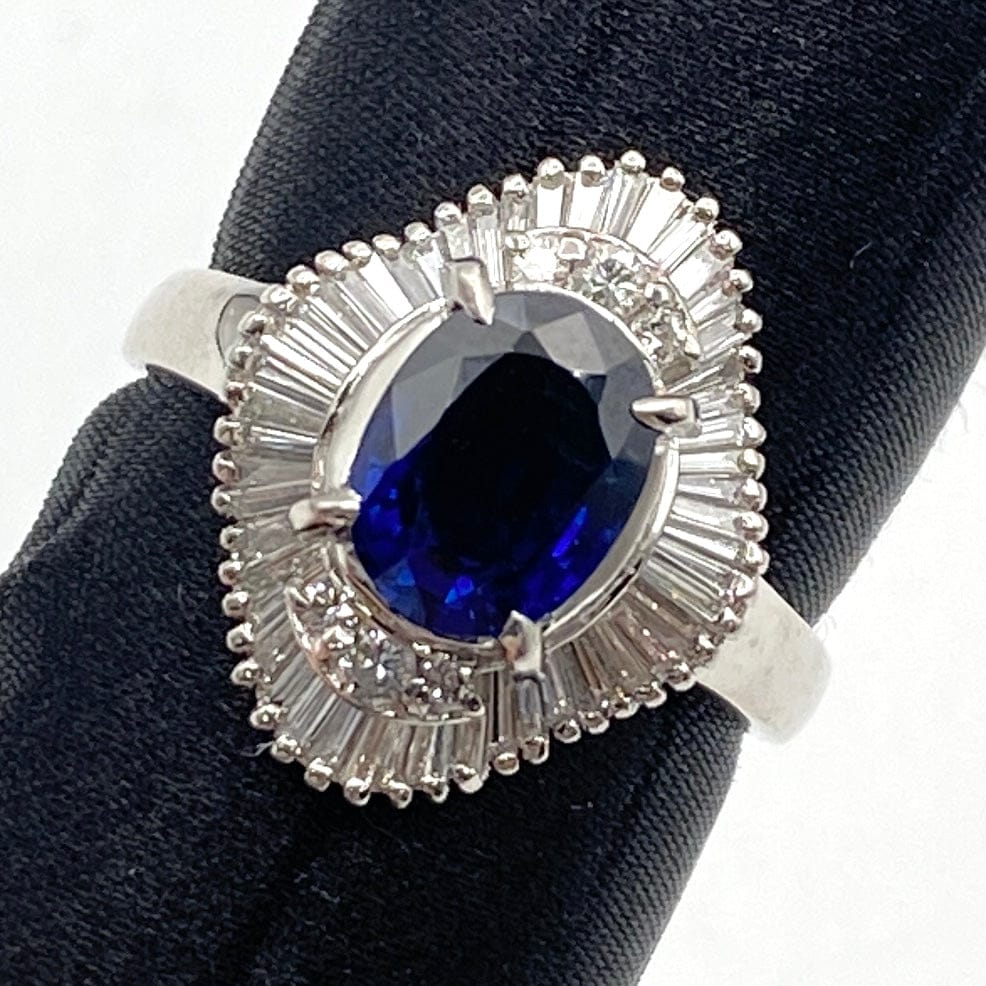 PURPOSE PT900 Sapphire Ring SA 1.97 DA 0.78 7.9g US7.5 25-76617-0
