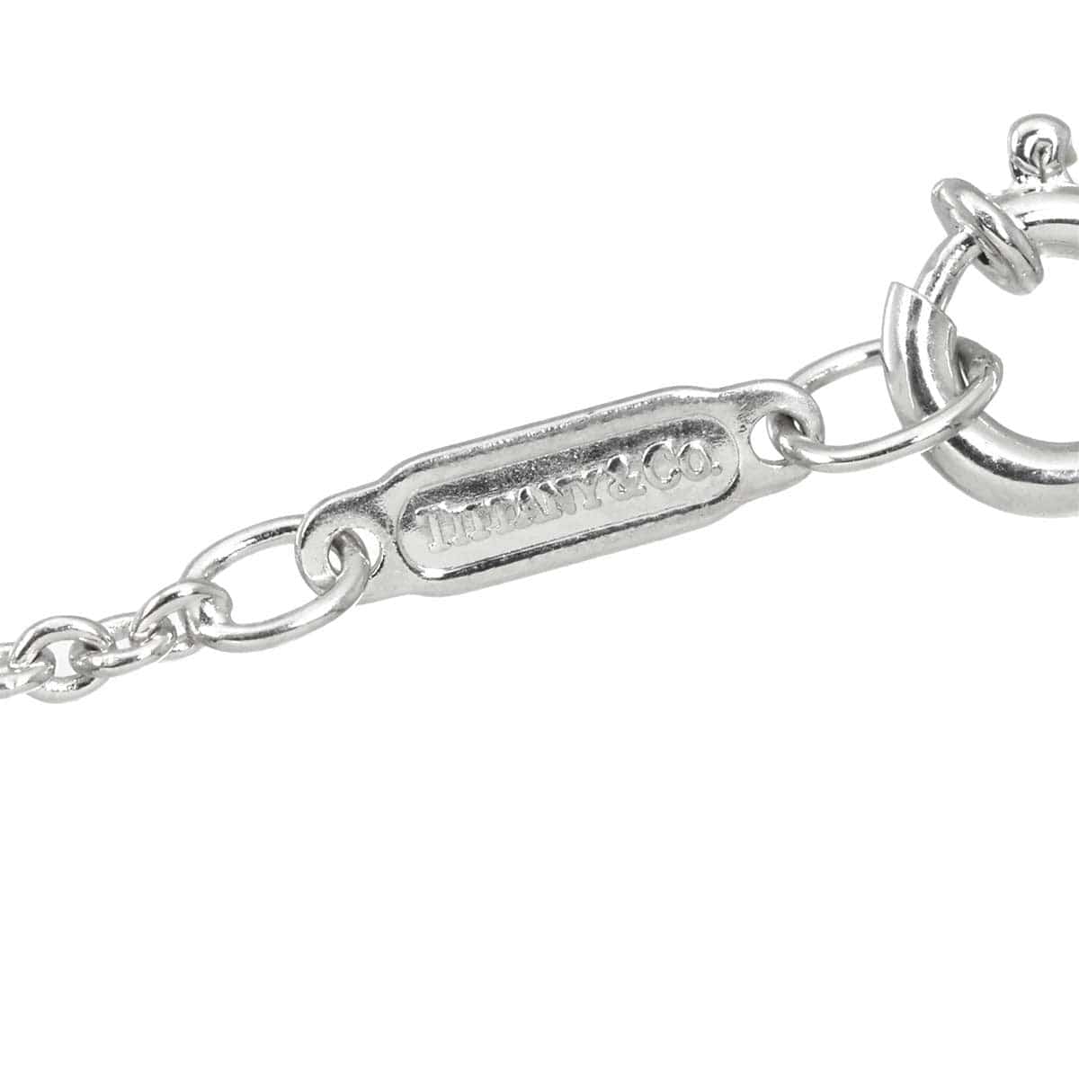 PURPOSE TIFFANY&Co. Clover Key Necklace 51cm Silver SV 925 Necklace Tiffany 90321587